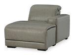 Chaise longue reclinable eléctrica con brazo derecho Correze