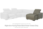 Chaise longue reclinable eléctrica con brazo derecho Correze