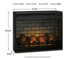 Accesorios de entretenimiento Inserto de chimenea eléctrica infrarroja