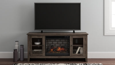 Mueble para TV Arlenbry de 60" con chimenea eléctrica
