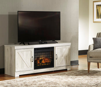 Mueble para TV Bellaby de 63" con chimenea eléctrica