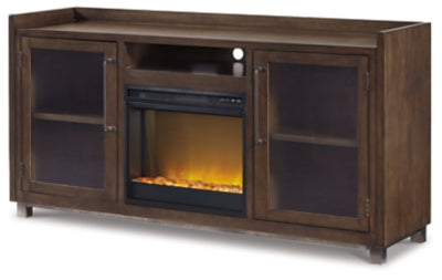 Mueble para TV Starmore de 70" con chimenea eléctrica
