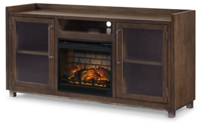 Mueble para TV Starmore de 70" con chimenea eléctrica